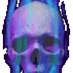 Blue Skull